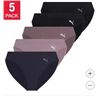 Image 1 : NEW 5 PK OF PUMA WOMENS BIKINI UNDERWEAR SIZE MED