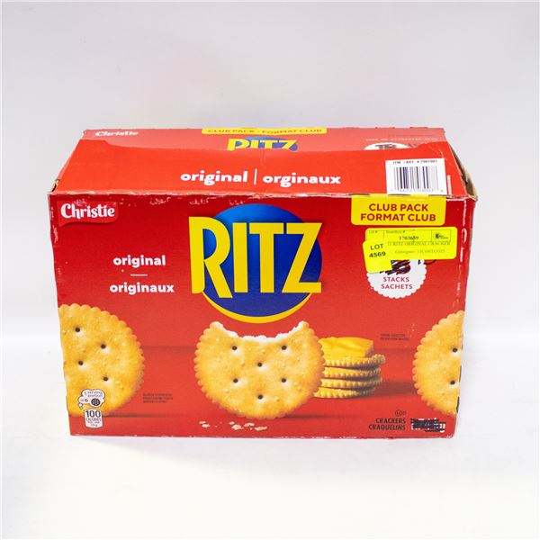 BOX OF 15 RITZ ORIGINAL CRACKER STACKS