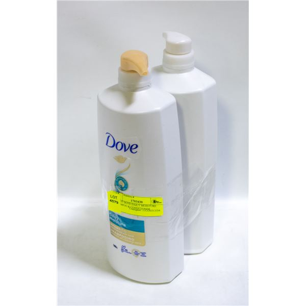 SET OF DOVE DAILY MOISTURE SHAMPOO & CONDITIONER