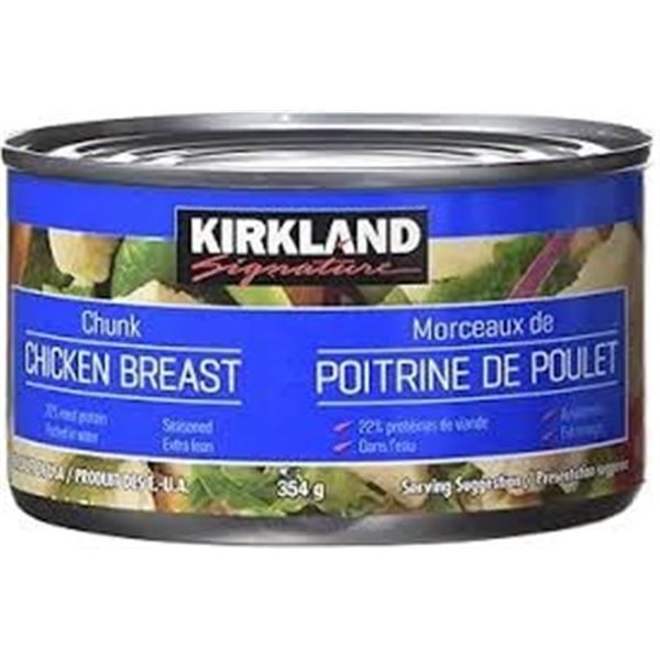 5 PACK OF KIRKLAND SEASONED CHUNK CHICKEN BREAST