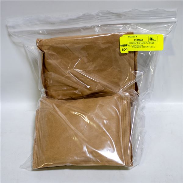 BAG OF 10 KRAFT SHAKE 'N BAKE ORIGINAL AND CRISPY