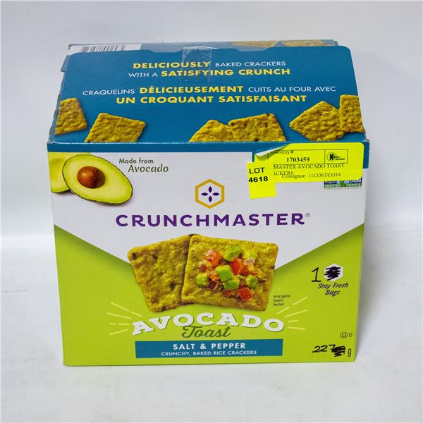 CRUNCHMASTER AVOCADO TOAST RICE CRACKERS