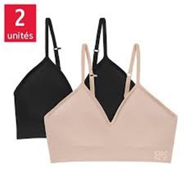 NEW 2 PCK OF JONES WOMENS COMFORT BRAS SIZE LARGE