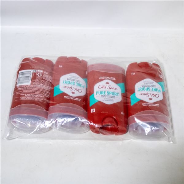 BAG OF 4 OLD SPICE PURE SPORT DEODORANT - 4 X 85G