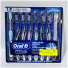 Image 1 : 7 PK OF ORAL B CROSS ACTION TOOTHBRUSHES MEDIUM