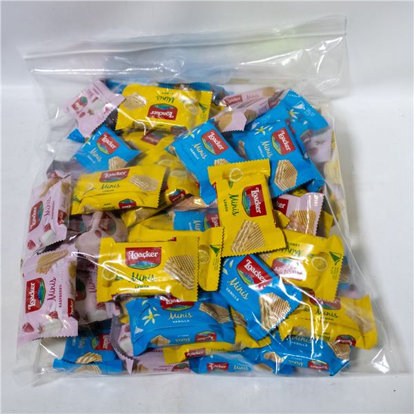 BAG OF LOACKER MINI CREAM FILLED WAFERS SPRING MIX