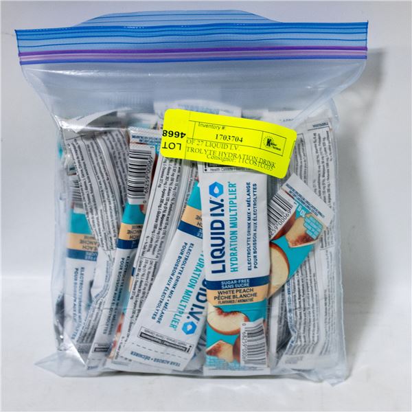 BAG OF 27 LIQUID I.V. ELECTROLYTE HYDRATION DRINK