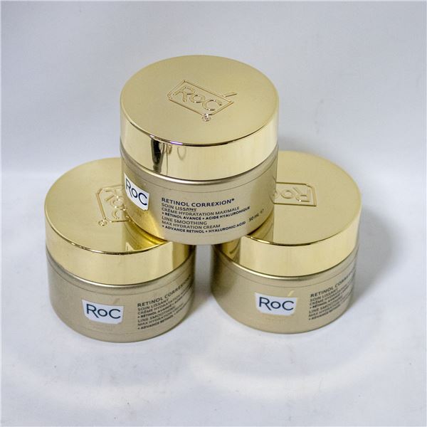 3 PK OF ROC RETINOL CORREXION HYDRATION CREAM