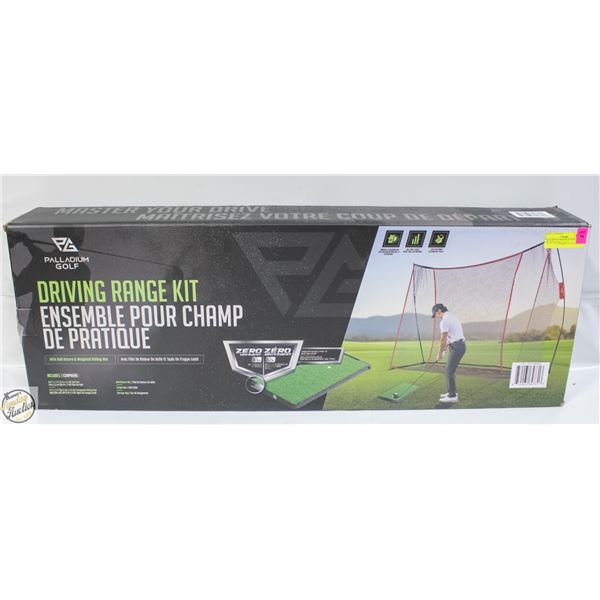 PALLADIUM DRIVING RANGE KIT WITH GOLF NET 10 X 7'