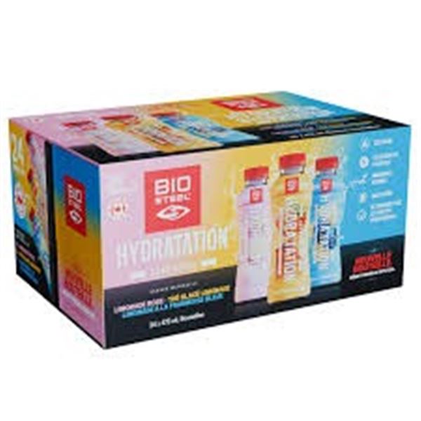 NEW 24 PK BIOSTEEL ZERO SUGAR HYDRATION VARIETY