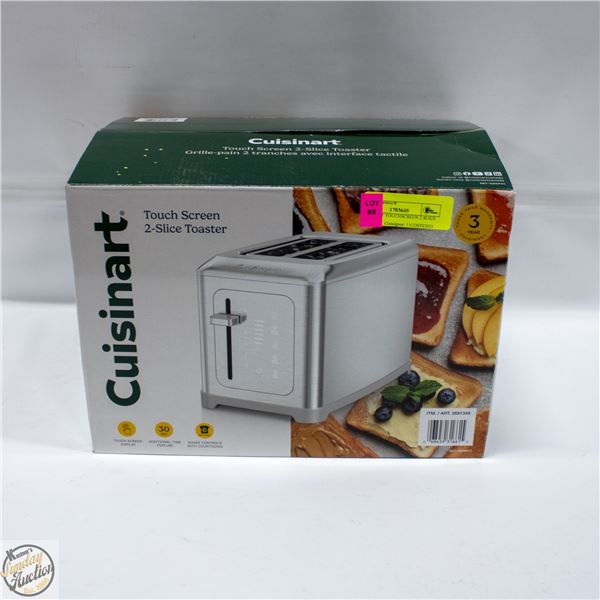 CUISINART TOUCHSCREEN 2 SLICE TOASTER