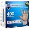 Image 1 : BRAND NEW 4 PK OF SANI GUARD VINYL GLOVES SIZE MED