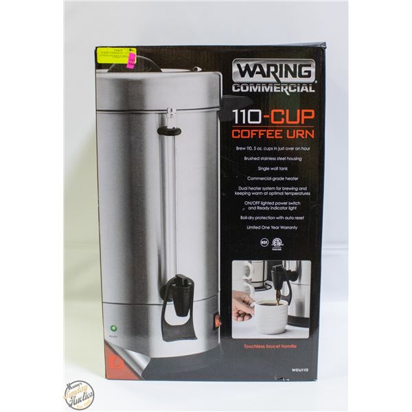WARING COMMERCIAL 110-CUP COFFEE URN BREW & SERVE