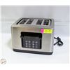 Image 1 : T-FAL 4 SLICE DIGITAL TOASTER, STAINLESS STEEL