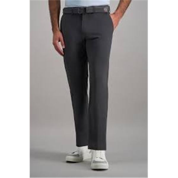 NEW HAGGAR MENS STRAIGHT FIT PERFORMANCE PANT