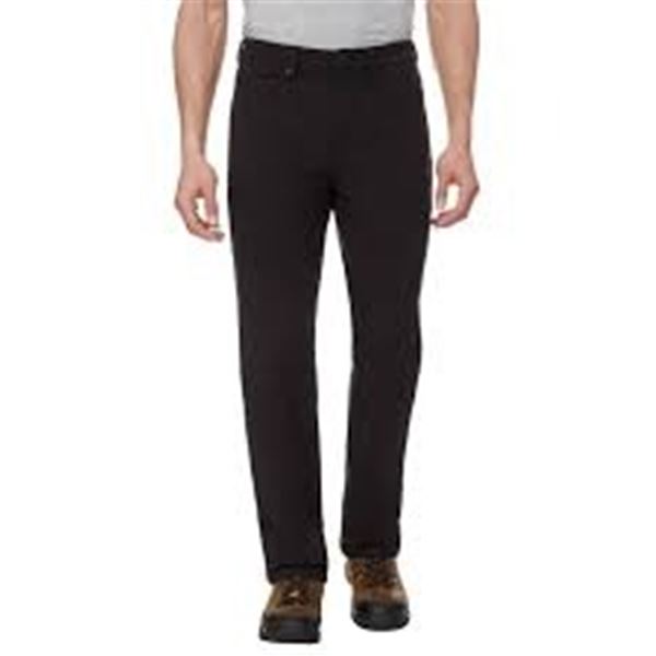 NEW CAT MENS FLEECE LINED CANVAS PANTS SIZE 30X30