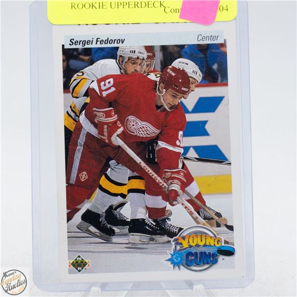SERGEI FEDOROV YOUNG GUNS ROOKIE UPPERDECK