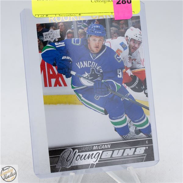 JARED MCCANN YOUNG GUNS ROOKIE UPPERDECK