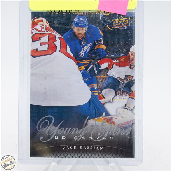 ZACK KASSIAN YOUNG GUNS ROOKIE UPPERDECK CANVAS