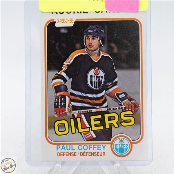 PAUL COFFEY ROOKIE CARD O-PEE-CHEE