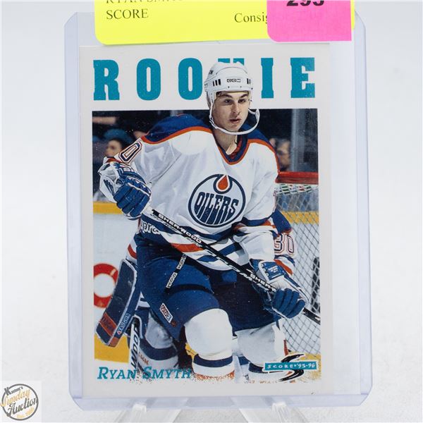 RYAN SMYTH ROOKIE CARD 1995 SCORE