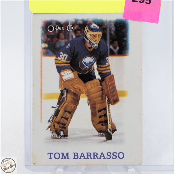 TOM BARRASSO ROOKIE CARD O-PEE-CHEE