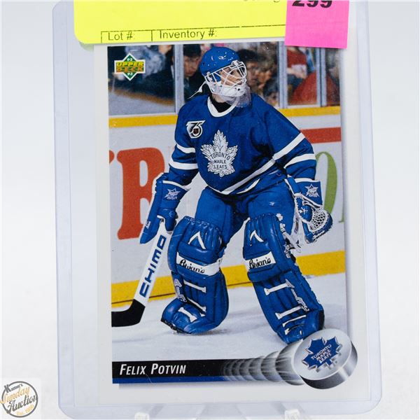FELIX POTVIN ROOKIE CARD UPPERDECK