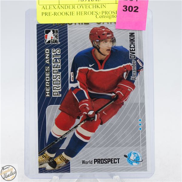 ALEXANDER OVECHKIN PRE-ROOKIE HEROES+PROSPECTS
