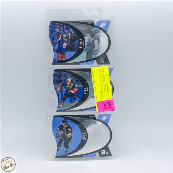 1997 UPPERDECK SPX HOLOGRAM/CARD MESSIER HULL JAGR