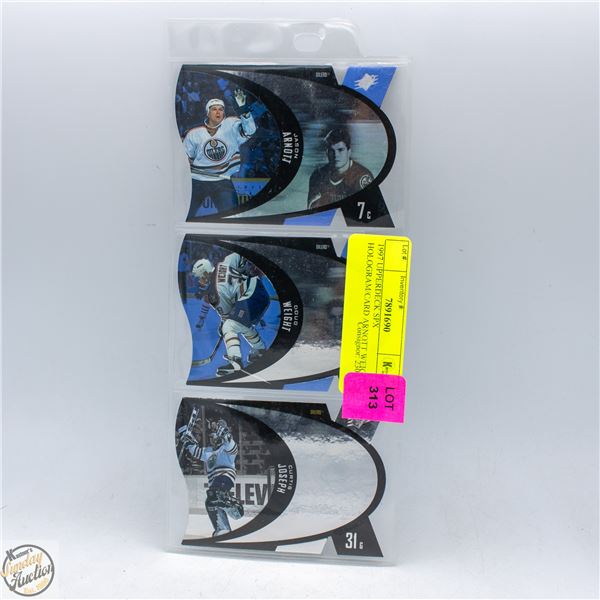1997 UPPERDECK SPX HOLOGRAM/CARD ARNOTT WEIGHT