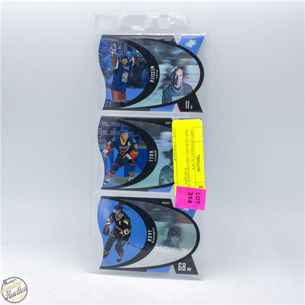 1997 UPPERDECK SPX HOLOGRAM/CARD MESSIER HULL JAGR