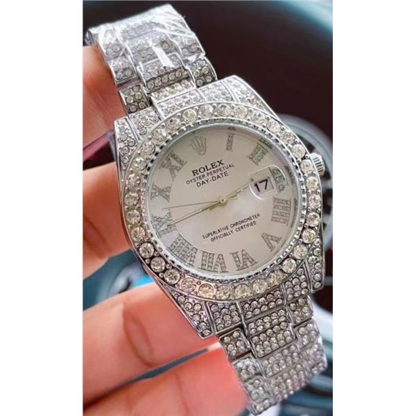 NEW REPLICA ROLEX "DAY-DATE" QUARTZ WATCH