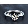 Image 1 : 1 CT GRA CERTIFIED ANTLERS DESIGN ROUND BRILLIANT