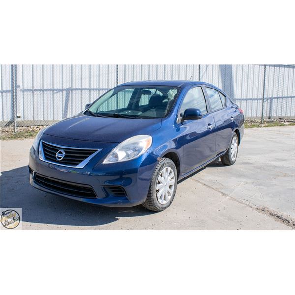 2012 NISSAN VERSA 4 DOOR SEDAN