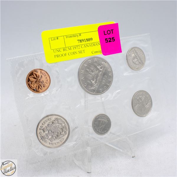 UNC RCM 1972 CANADIAN SPECIMEN PROOF COIN SET