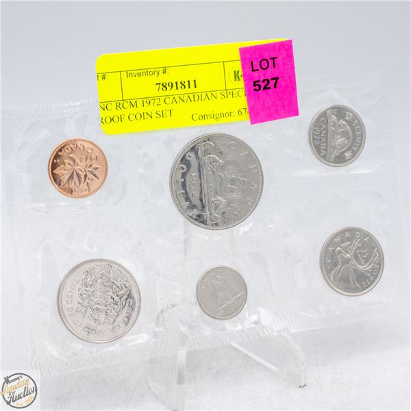 UNC RCM 1972 CANADIAN SPECIMEN PROOF COIN SET