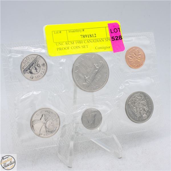 UNC RCM 1980 CANADIAN SPECIMEN PROOF COIN SET