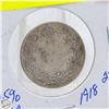 Image 1 : 1918 SILVER GEORGE V CANADIAN 25 CENT 92.5%