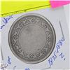 Image 1 : 1875-1880 ? SILVER NEWFOUNDLAND 50 CENT COIN 92.5