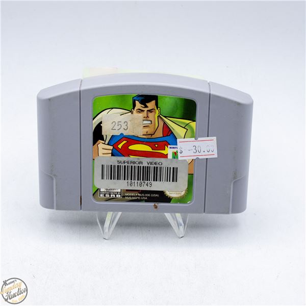 NINTENDO 64 SUPERMAN CARTRIDGE