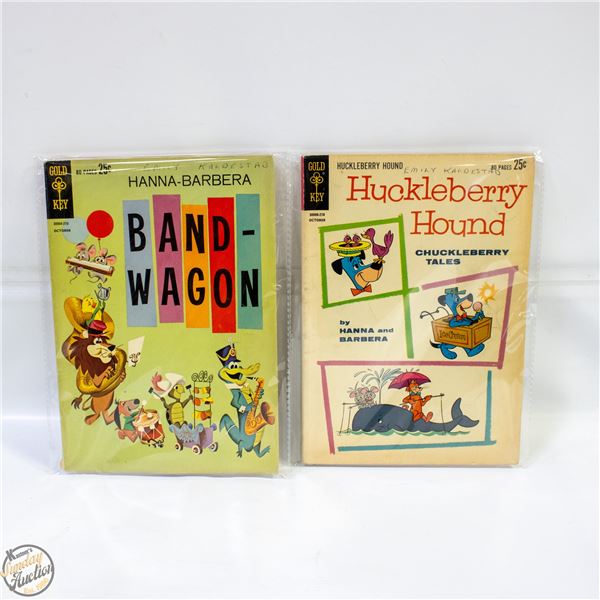 LOT OF 2 GOLD KEY COMICS HUCKLEBERRY