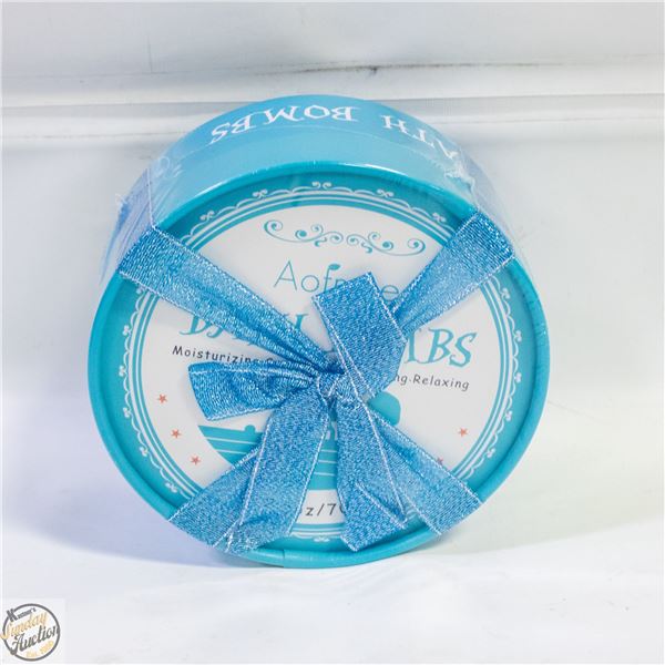 NEW 7 FRAGRANCE BATH BOMBS IN GIFT PACKAGE