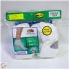 Image 1 : ANKLE SOCKS WHITE 12-16 SIZE 6-PACK FRUIT OF THE
