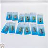 Image 1 : 12 NEW ASSORTED FISHING HOOKS JACKFISH/SALMON