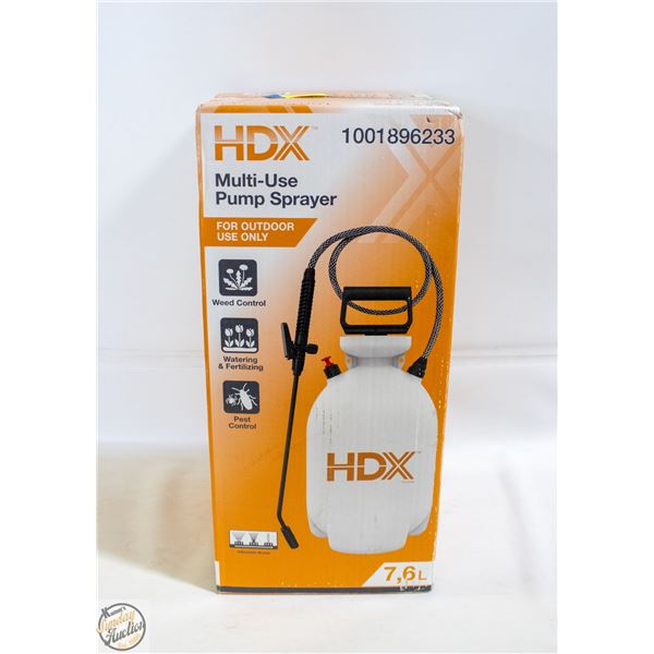 NEW HDX MULTI-USE PUMP SPRAYER 7.6 LITRE