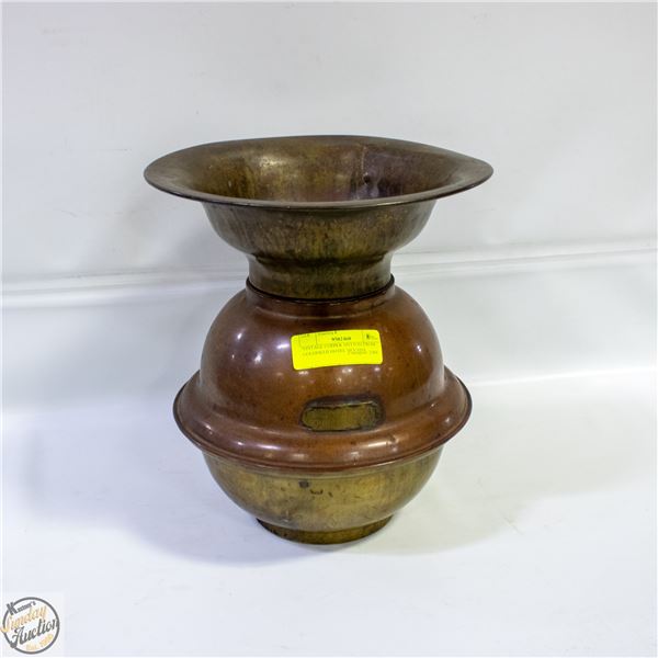 VINTAGE COPPER SPITTON FROM GOLDFIELD HOTEL NEVADA