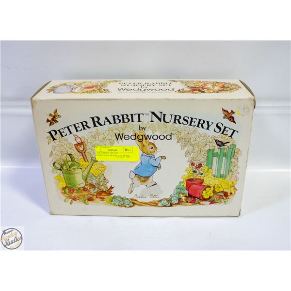 PETER RABBIT 3PC SET W/PORCELAIN MUG PLATE BOWL