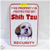 Image 1 : 'THIS PROPERTY PROTECTED BY SHIH TZU' TIN PLATE
