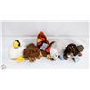 Image 1 : 5 NEW OLD STOCK WEBKINS STUFFIES WITH ONLINE CODES