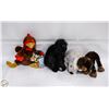 Image 1 : 5 NEW OLD STOCK WEBKINS STUFFIES WITH ONLINE CODES